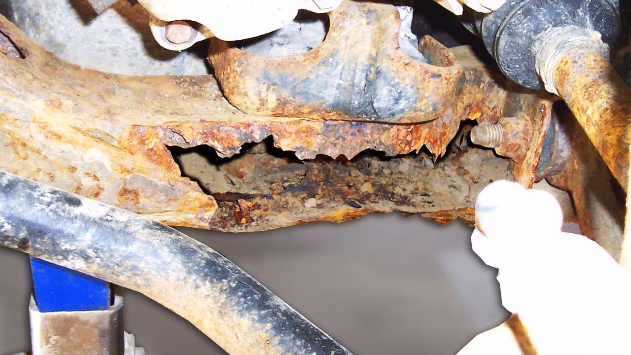 How do you repair a subframe?