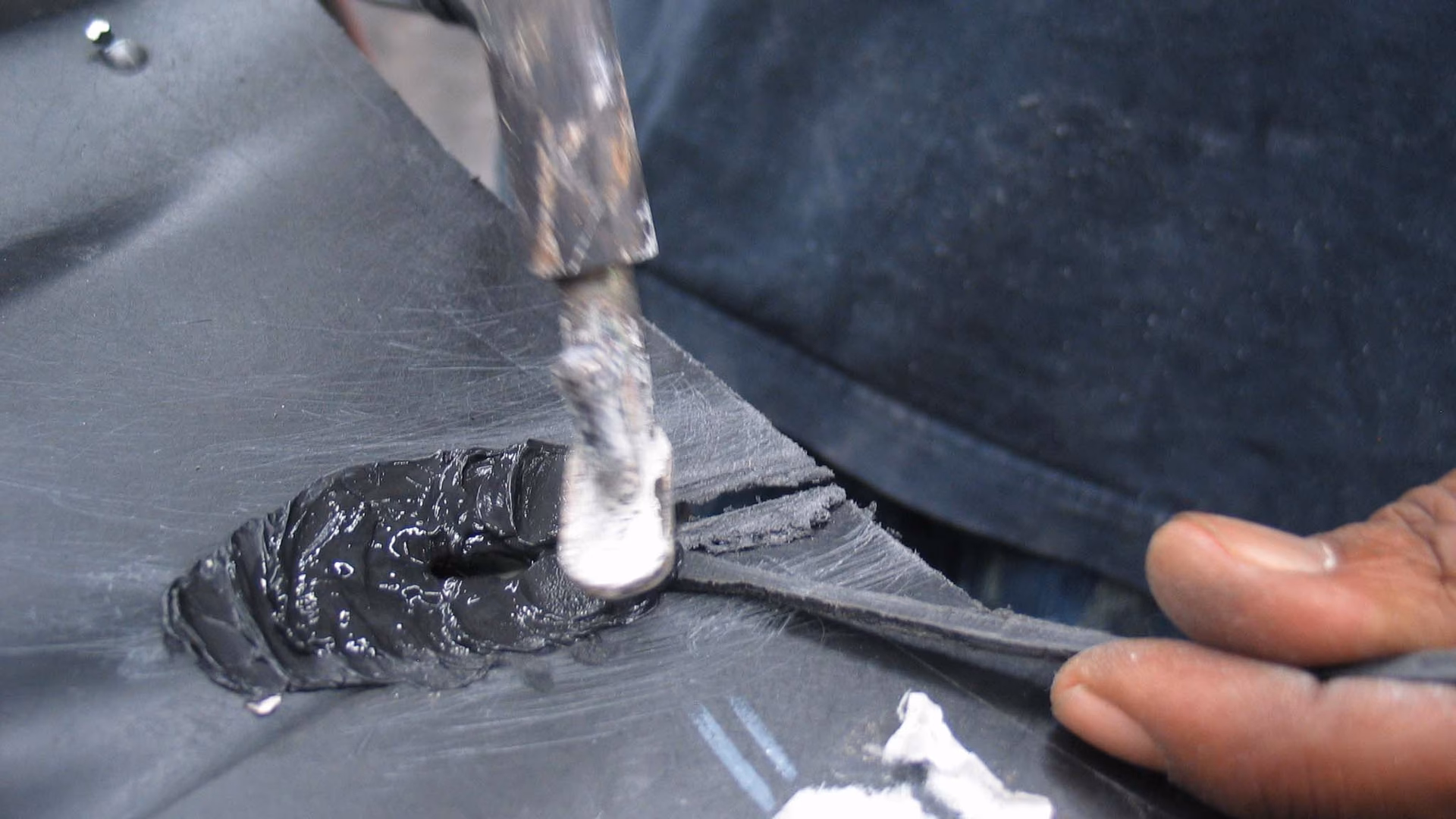 Why do collision repair shops use plastic products?
