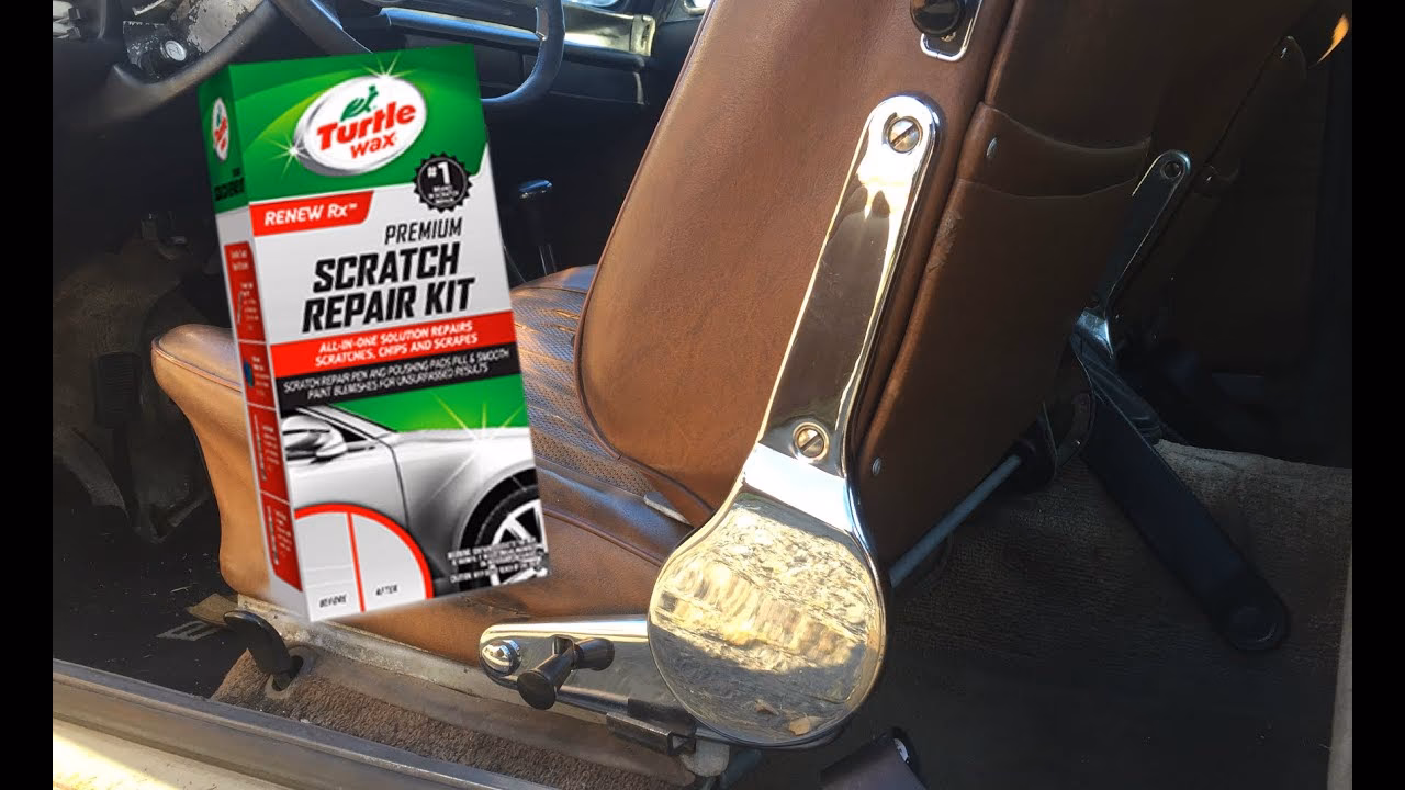 How to fix a scratch on chrome rims?