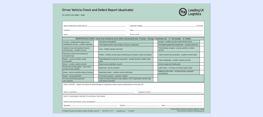 What is a trailer defect check?