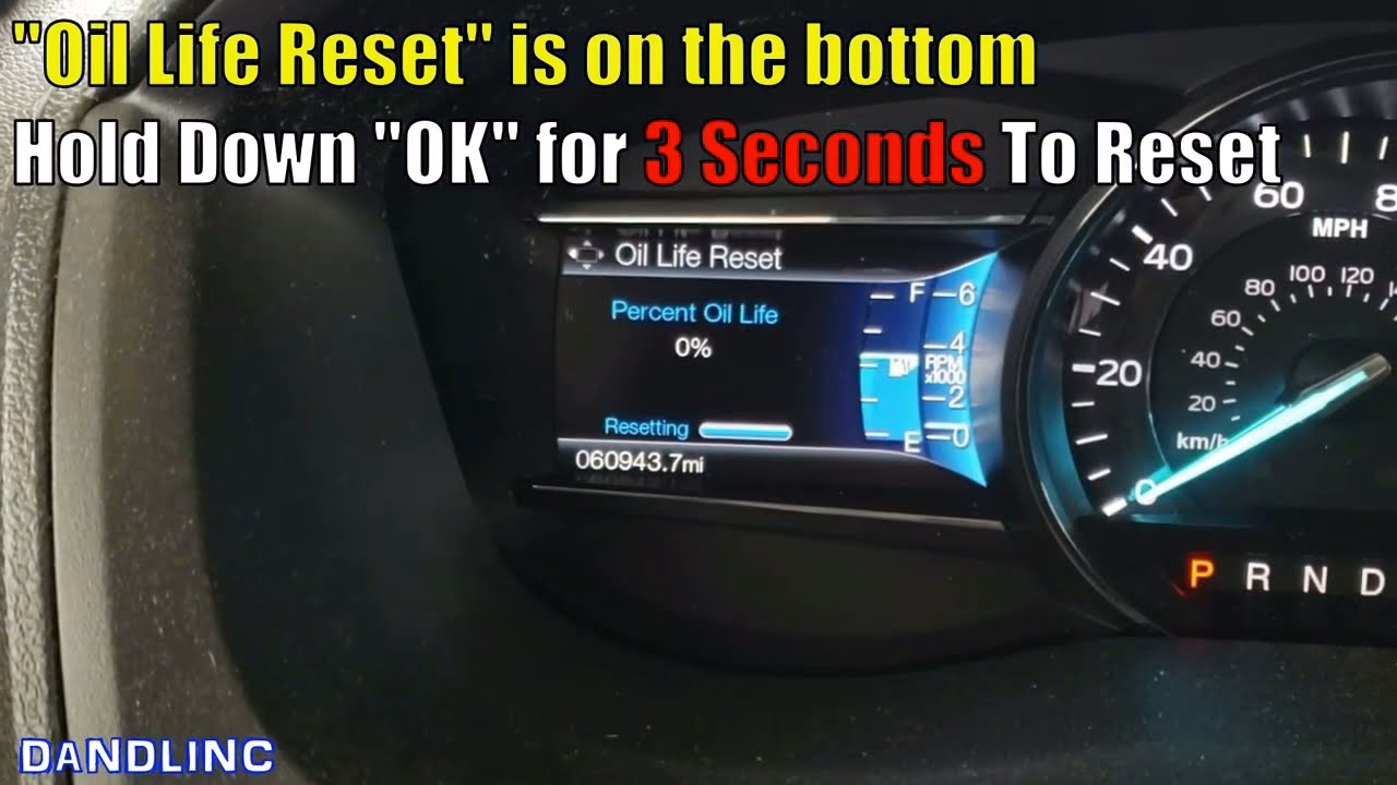 How do I Reset my oil indicator?