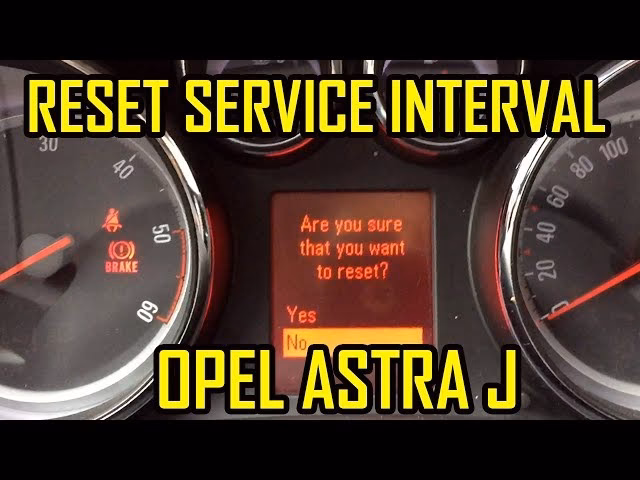 How do I reset the oil life indicator on my 2008 Astra?