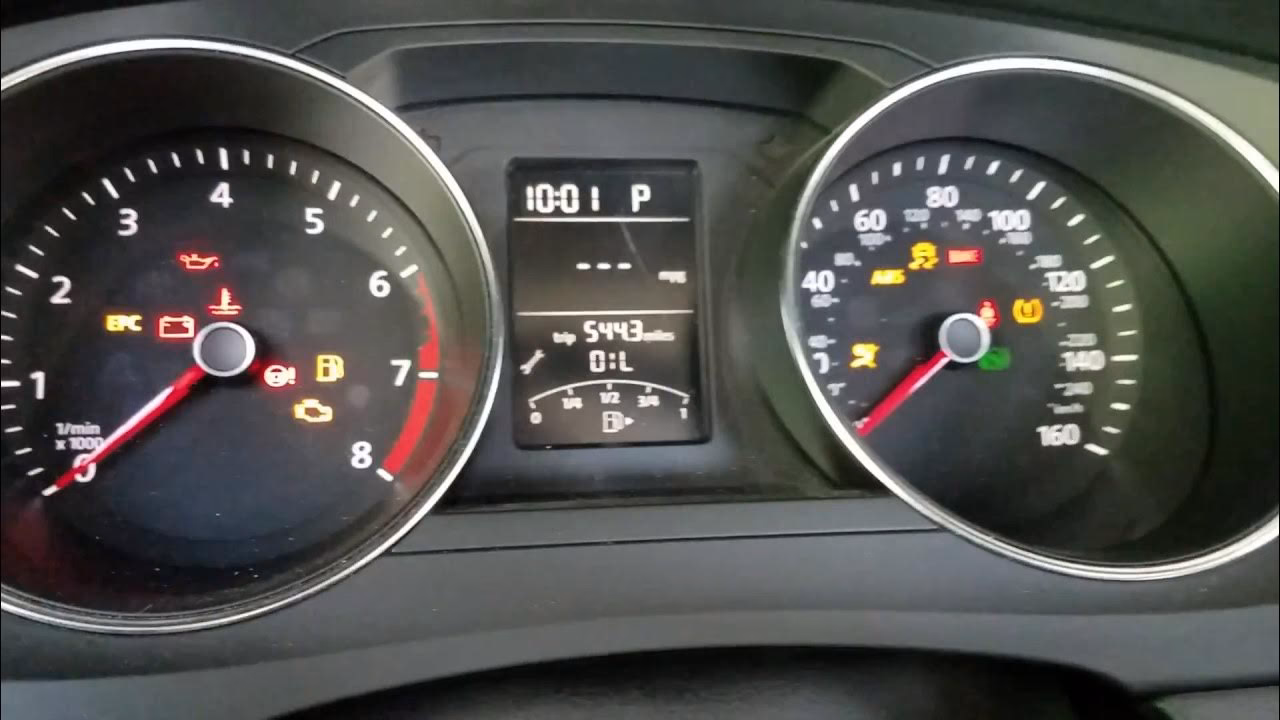 How to access the oil reset service in a newer VW?