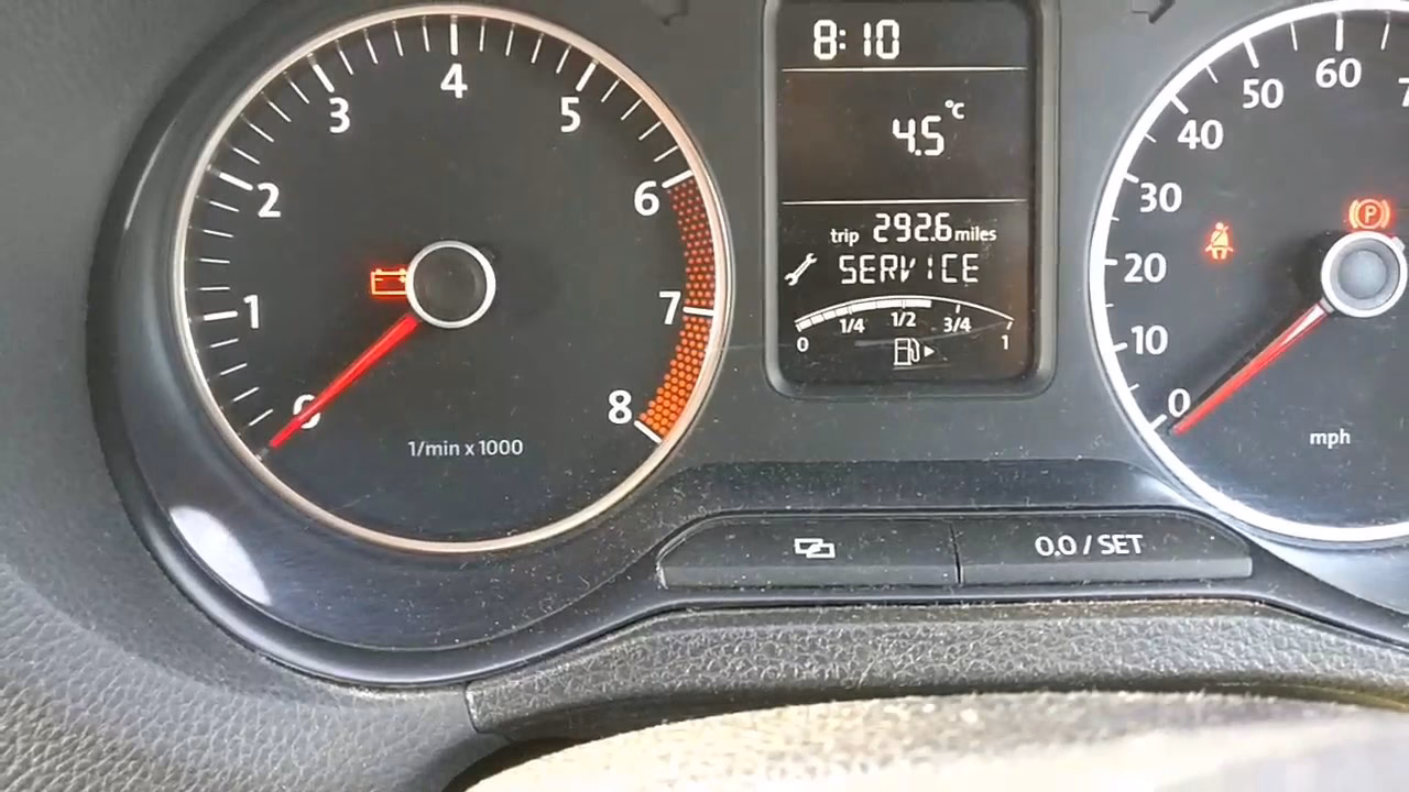 How do I Reset my Volkswagen Polo service light?