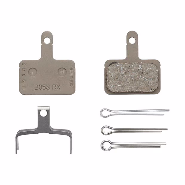What are mountain bike brake pads made of?