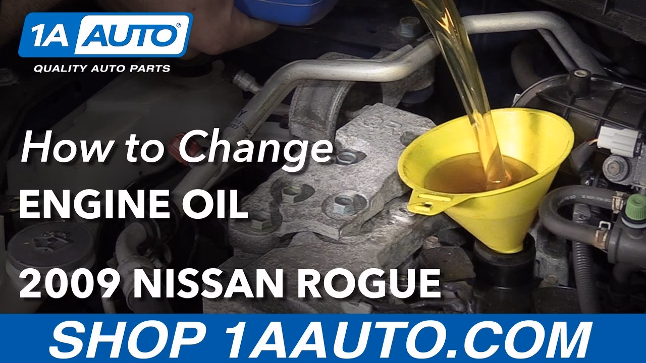 How do you change the oil filler on a Nissan Rogue?