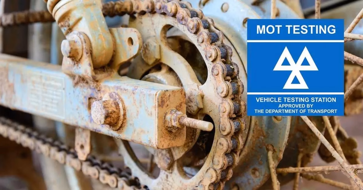 How to remove rust from motorcycle chain?
