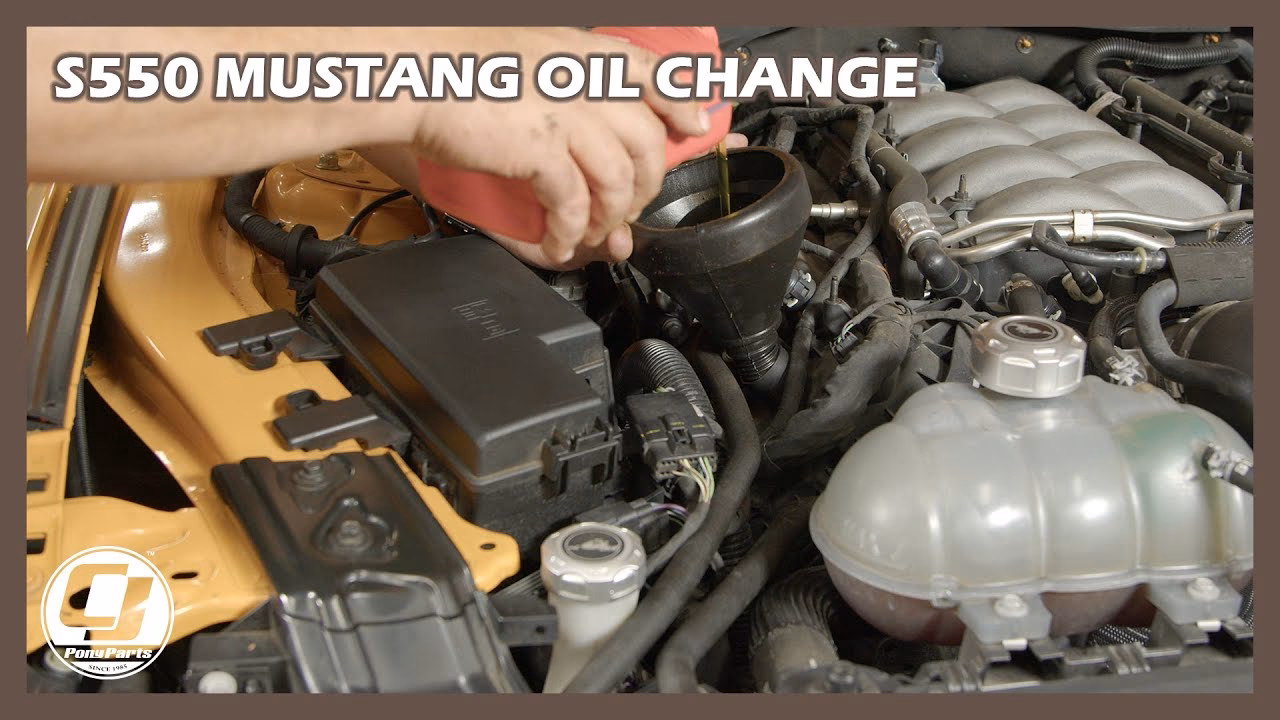 Where is the oil filter on a Ford S550?