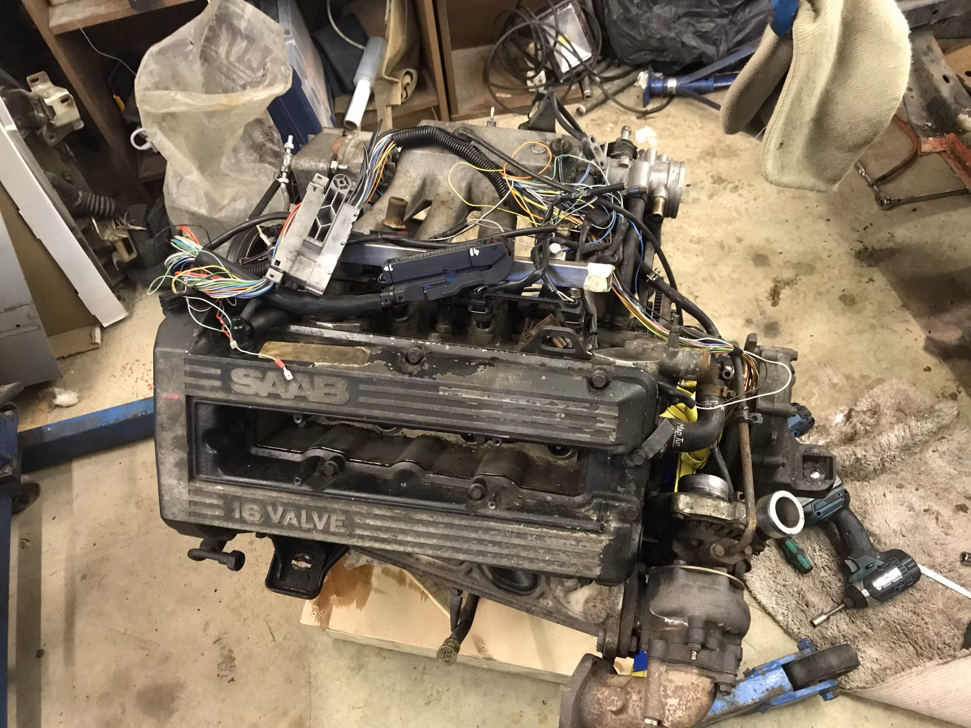 What is the Saab 9-3 2.0 turbo 210HP engine remapping file?