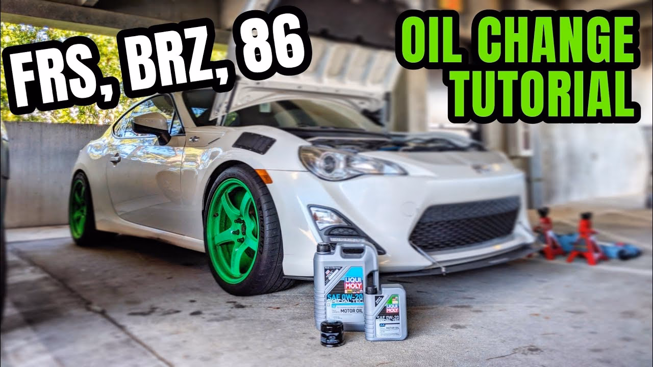 How do I change the oil in a 2013 Scion FR-S?