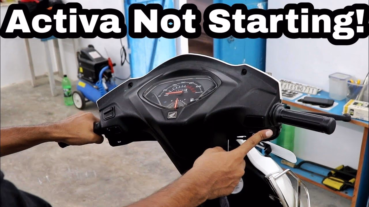 What causes a scooter to start and die?