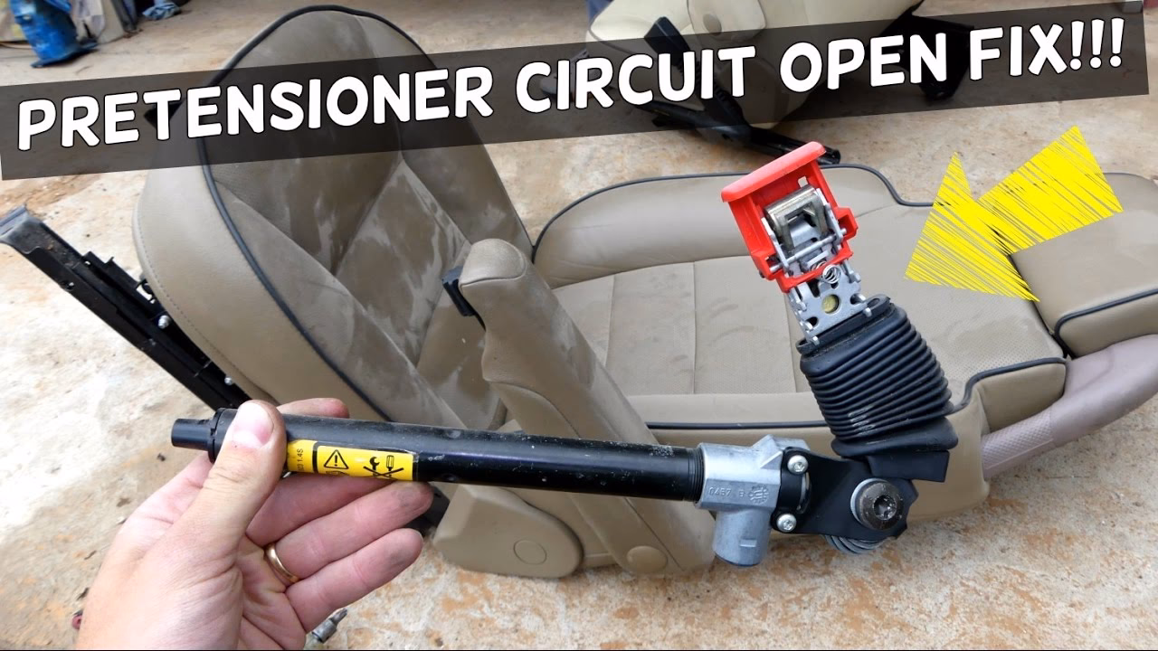 How do seat belt pretensioners work?