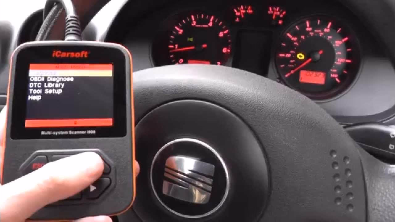 What does the Check Engine light mean on a SEAT Ibiza?