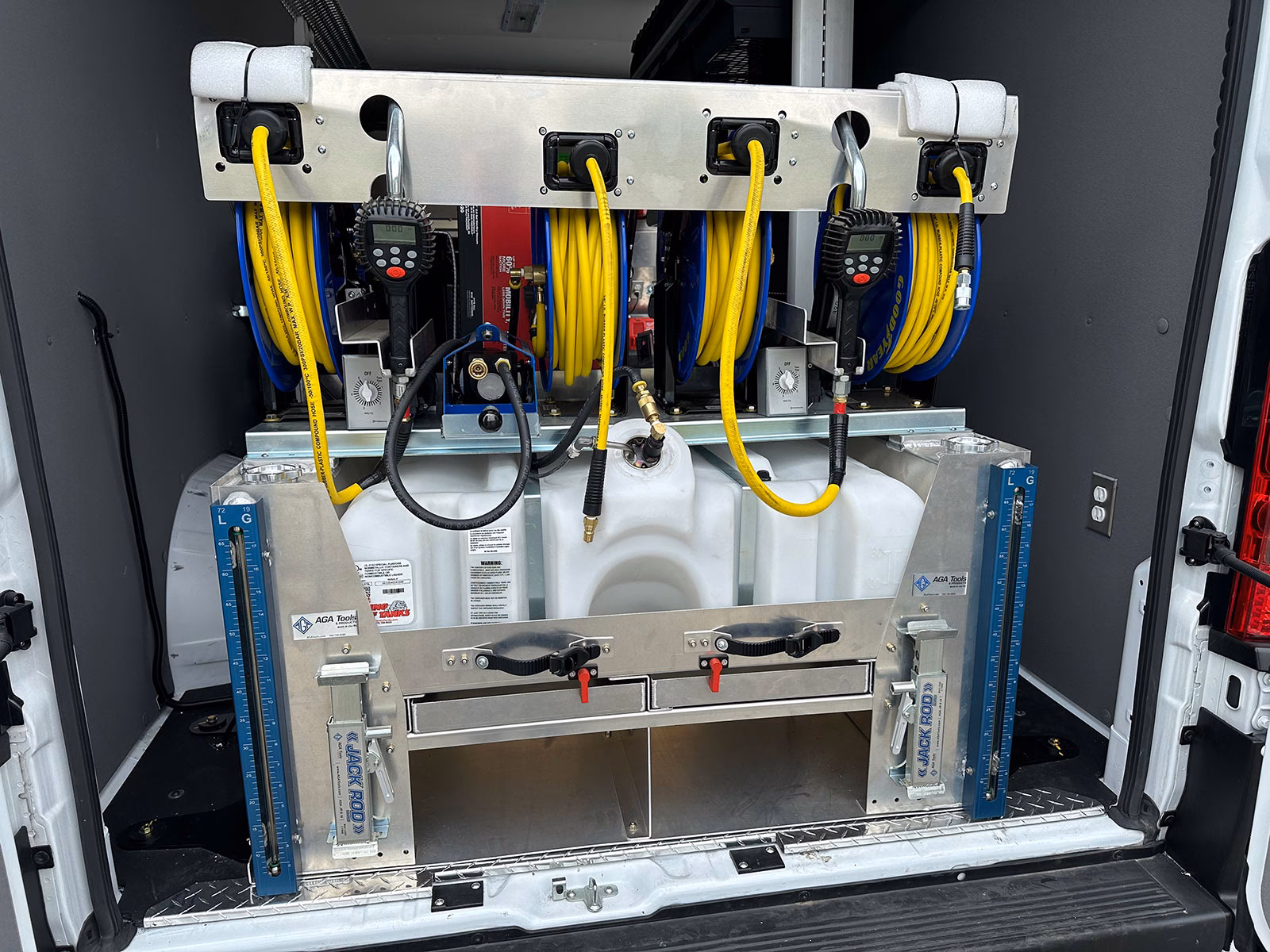 What is a mobile oil service station?