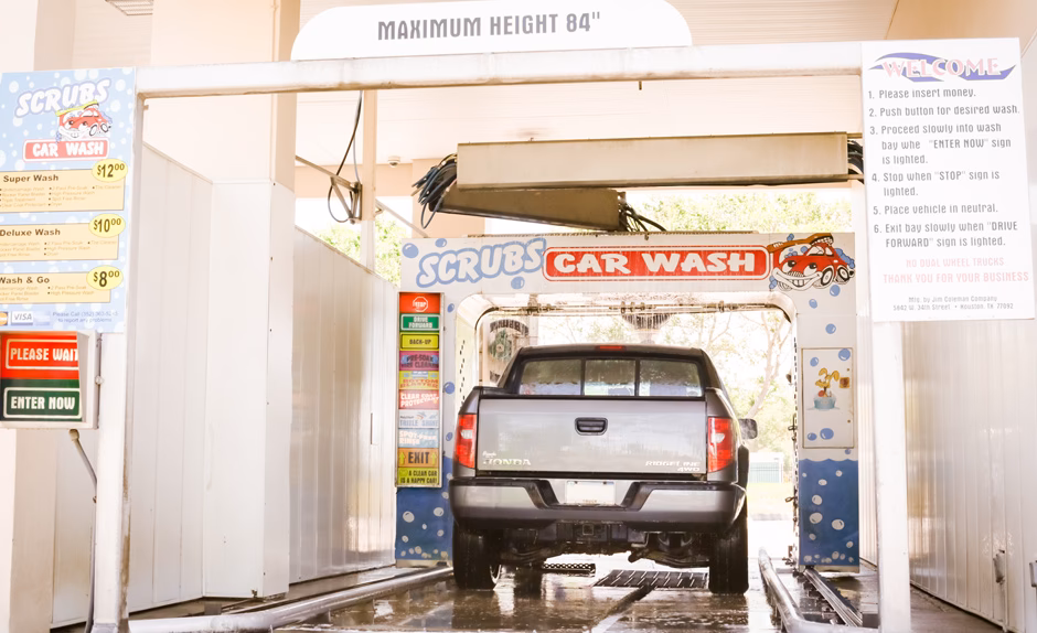 Is Scrubs car wash touchless?