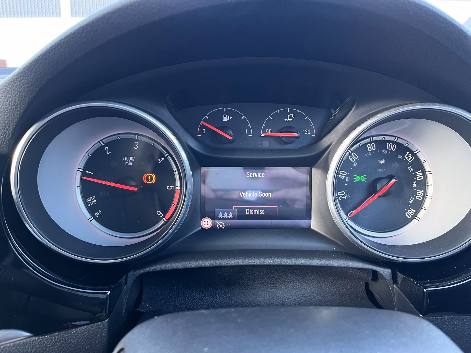 Can a car go through a MOT with the EML light on?