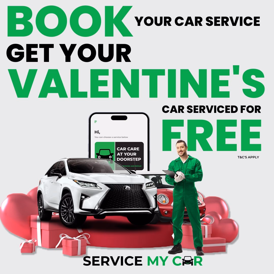 How does a car service package work in Dubai?