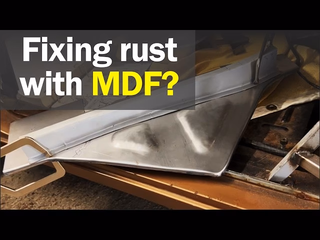 How do you fill a wall with MDF?