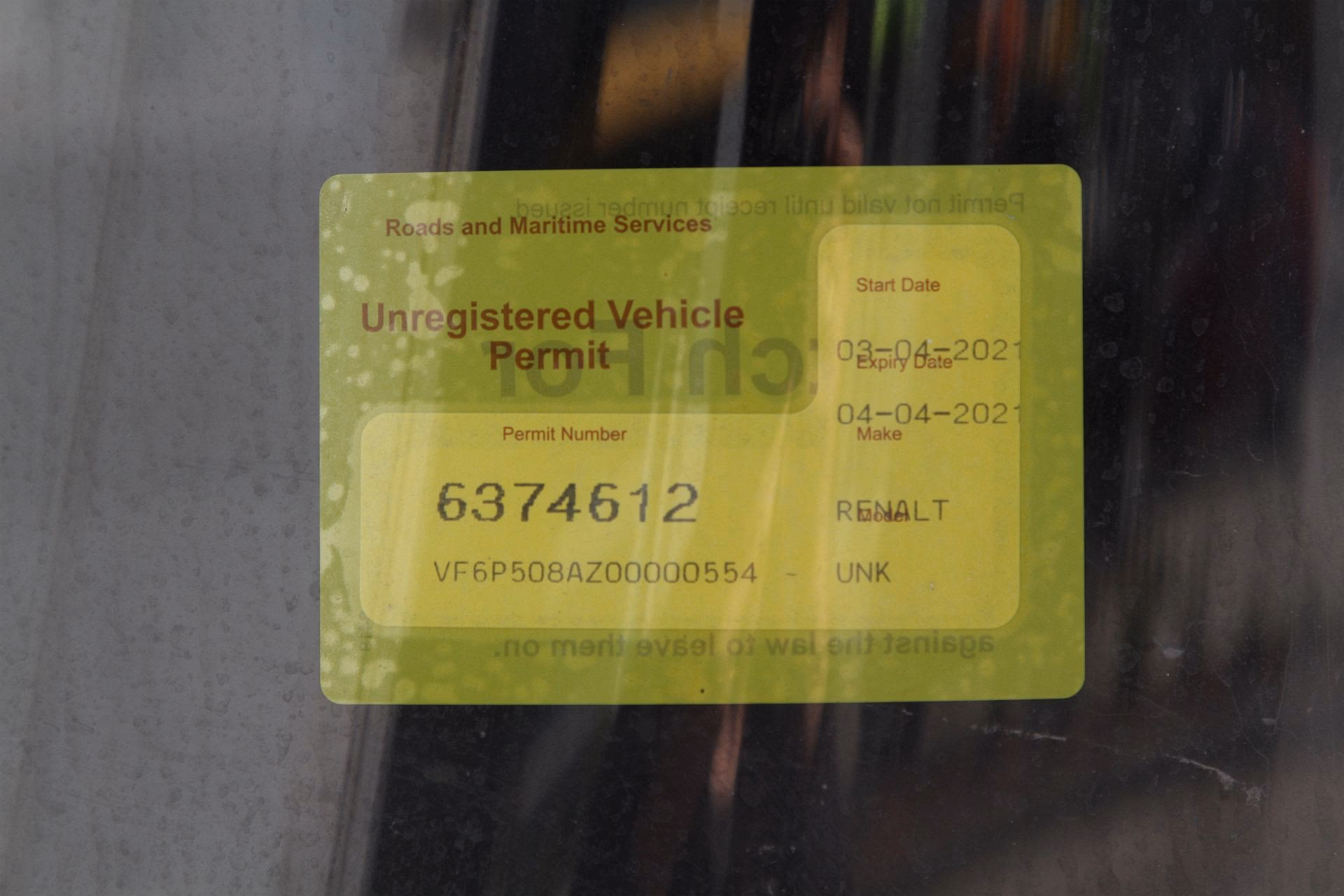 Do you need an unregistered vehicle permit in Australia?