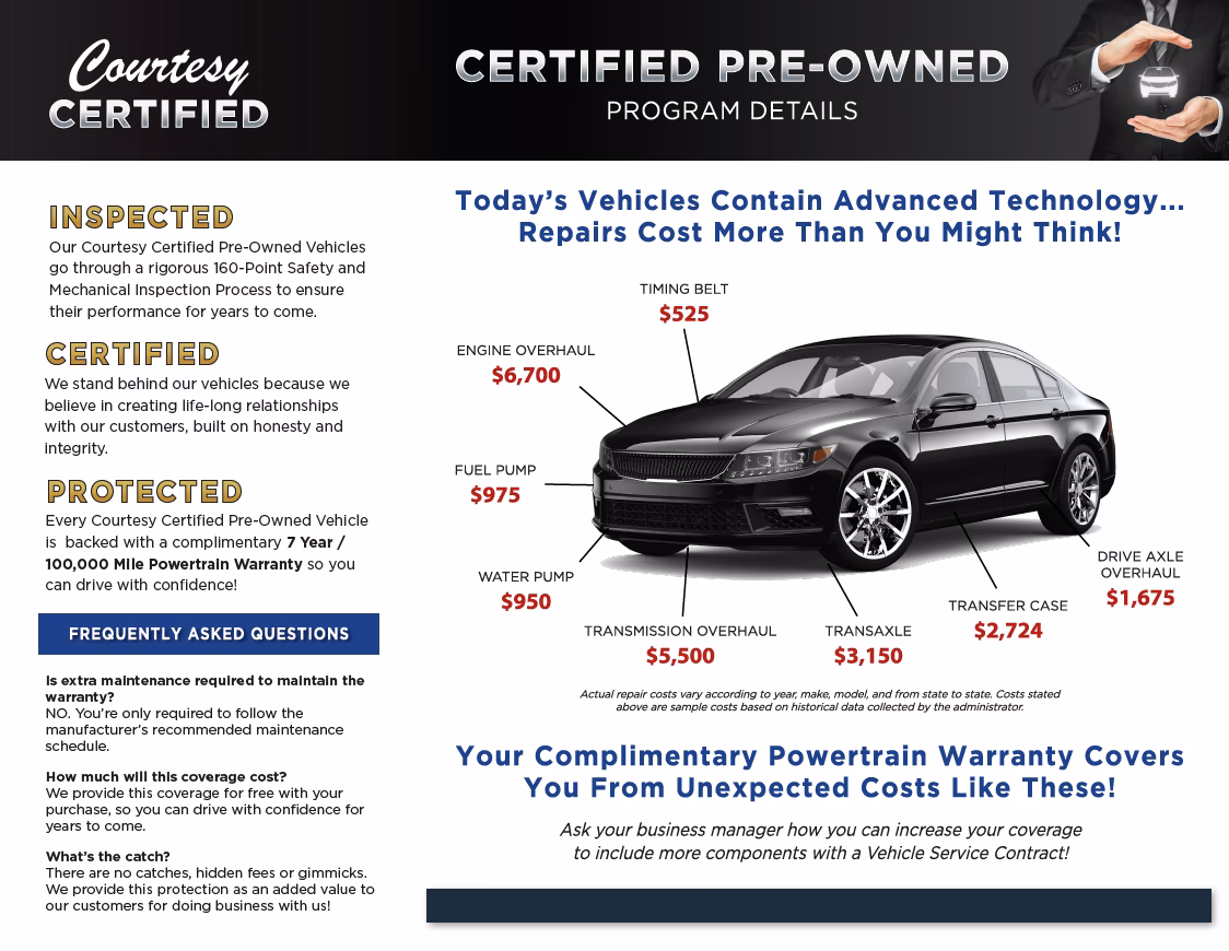 Do approved used cars cost more?