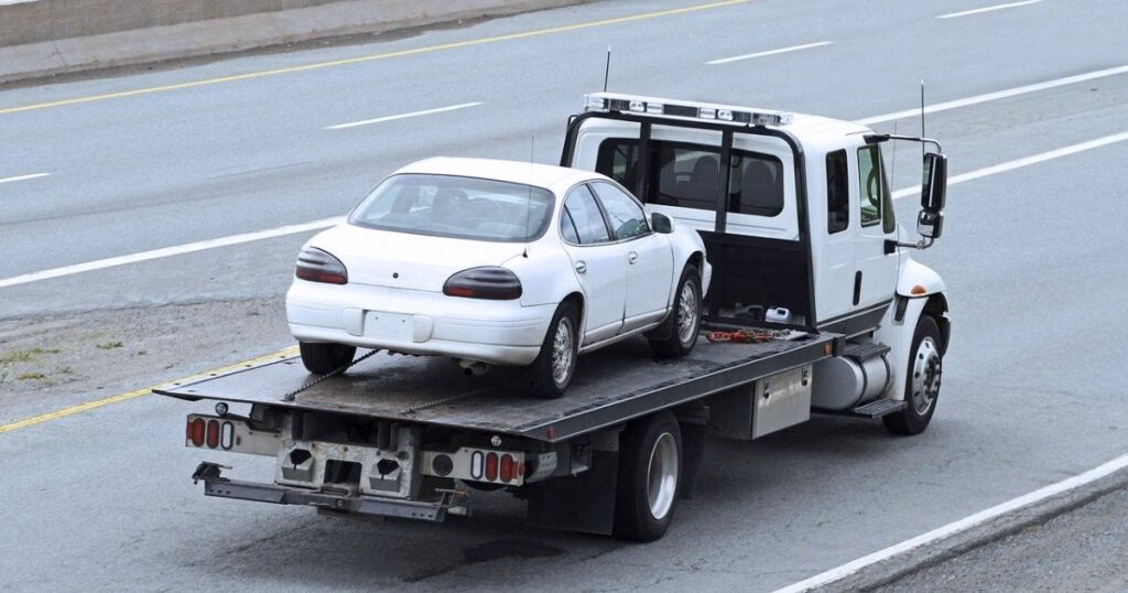 Can a car be abandoned on private land?