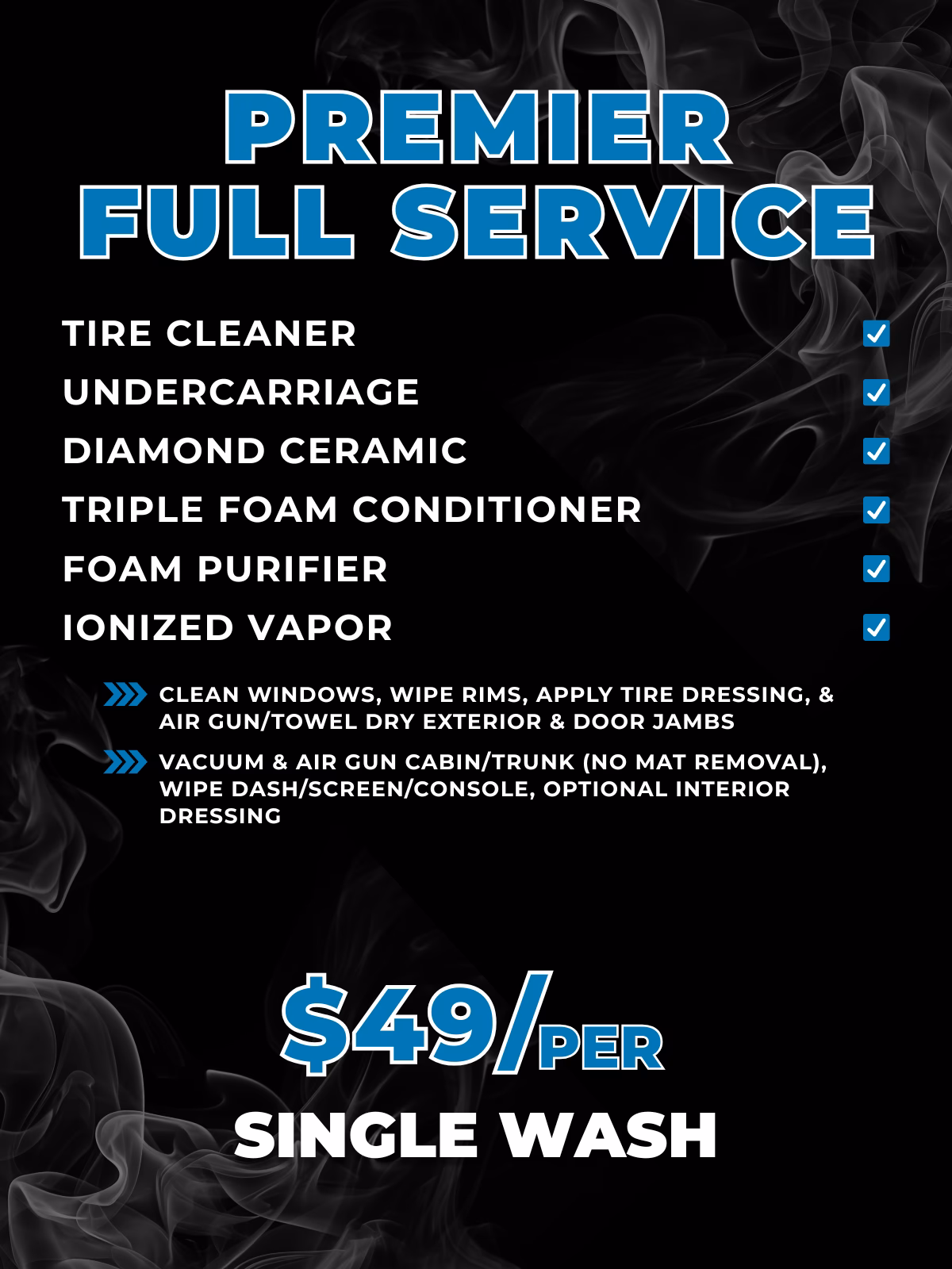 Who is Premier carwash services?