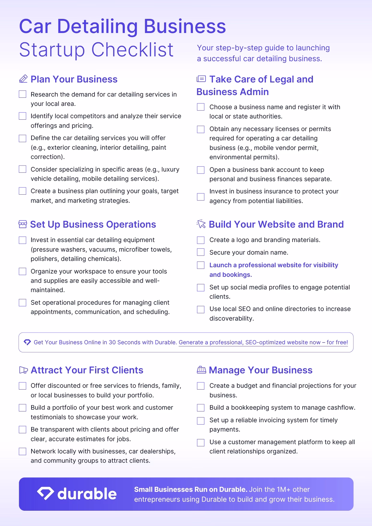 How can a car detailing company improve customer service?