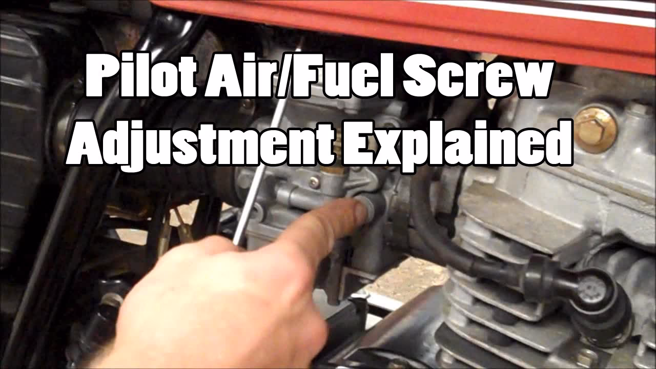 Where is the pilot air adjustment on a Keihin 300?