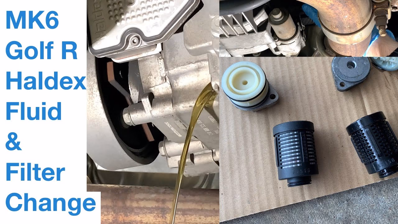 How do I remove oil from Haldex?