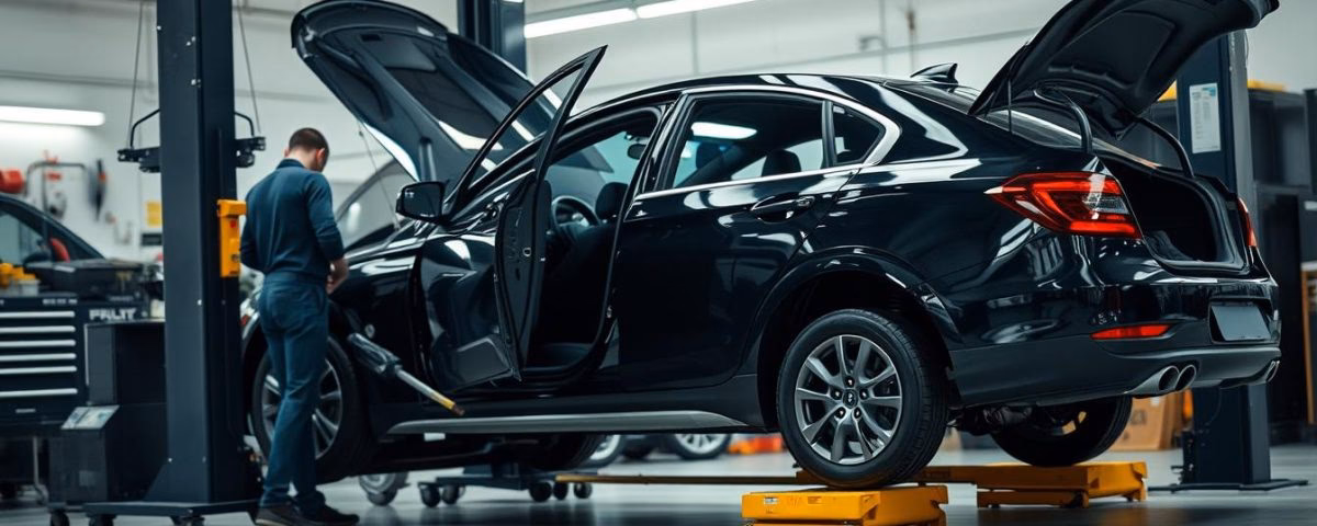 What happens if a lease car is damaged?