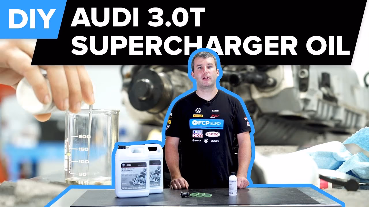 How much oil do you put in a supercharger?