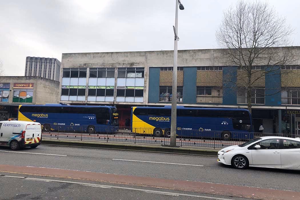 What time does the first train go to Cabot Circus car park?