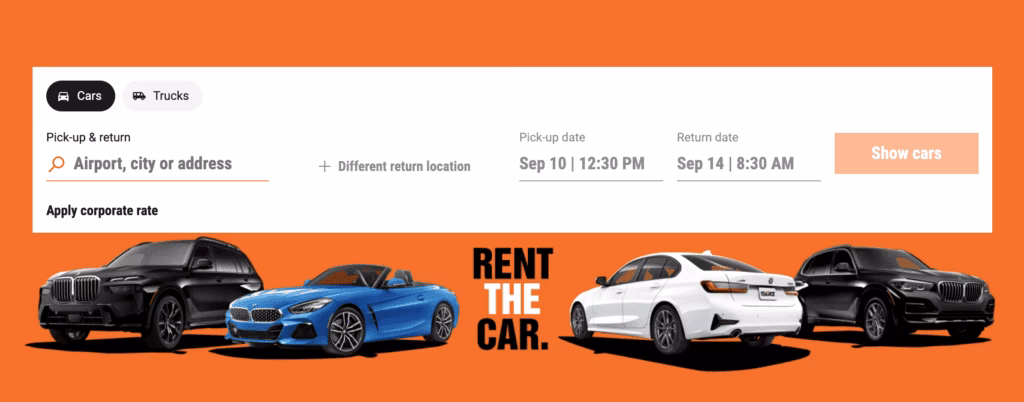 How much does it cost to rent a car at Sixt?