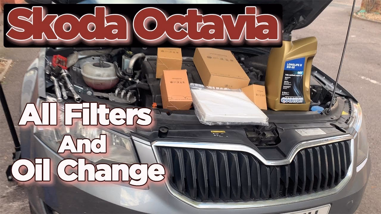 Where is the oil filter on Skoda Octavia?