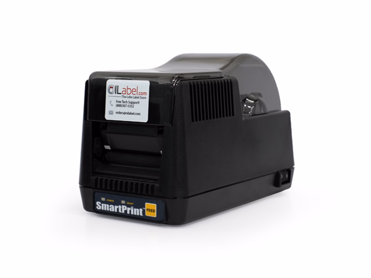 Does the smartprint ink ribbon work on oil change stickers?