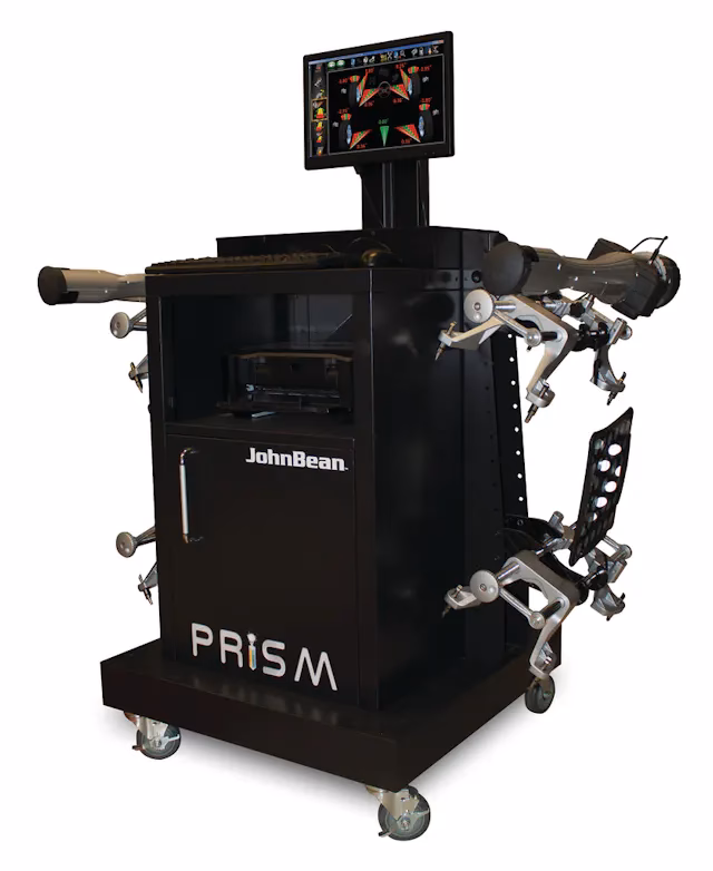 What is the John Bean® prism mobile wheel alignment system?