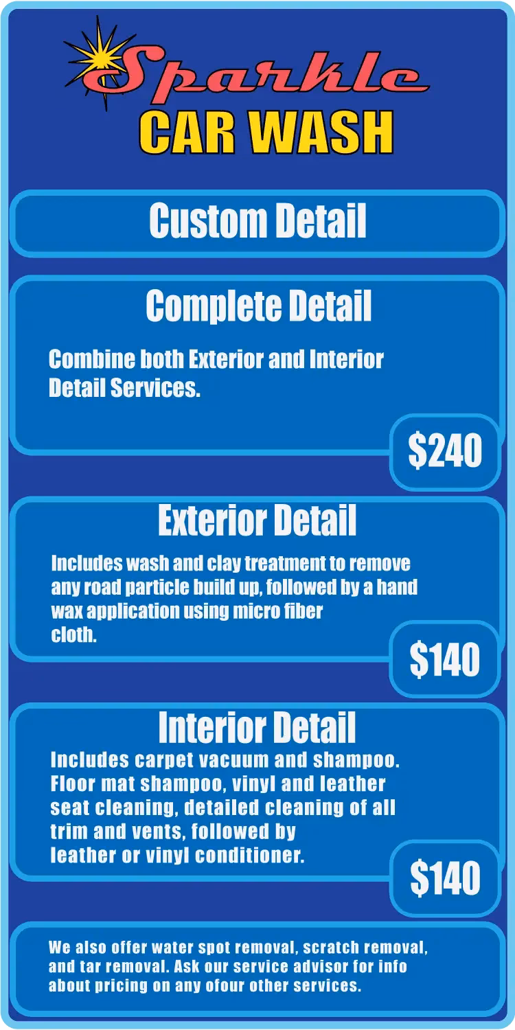 How much does a sparkle engine clean cost?