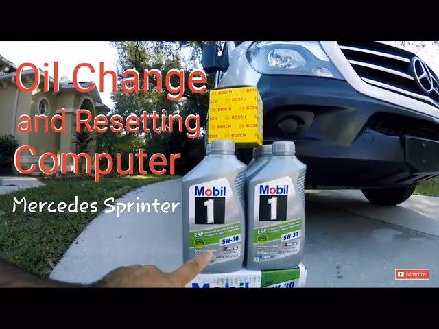 Does a Mercedes Sprinter NCV3 need an oil change?