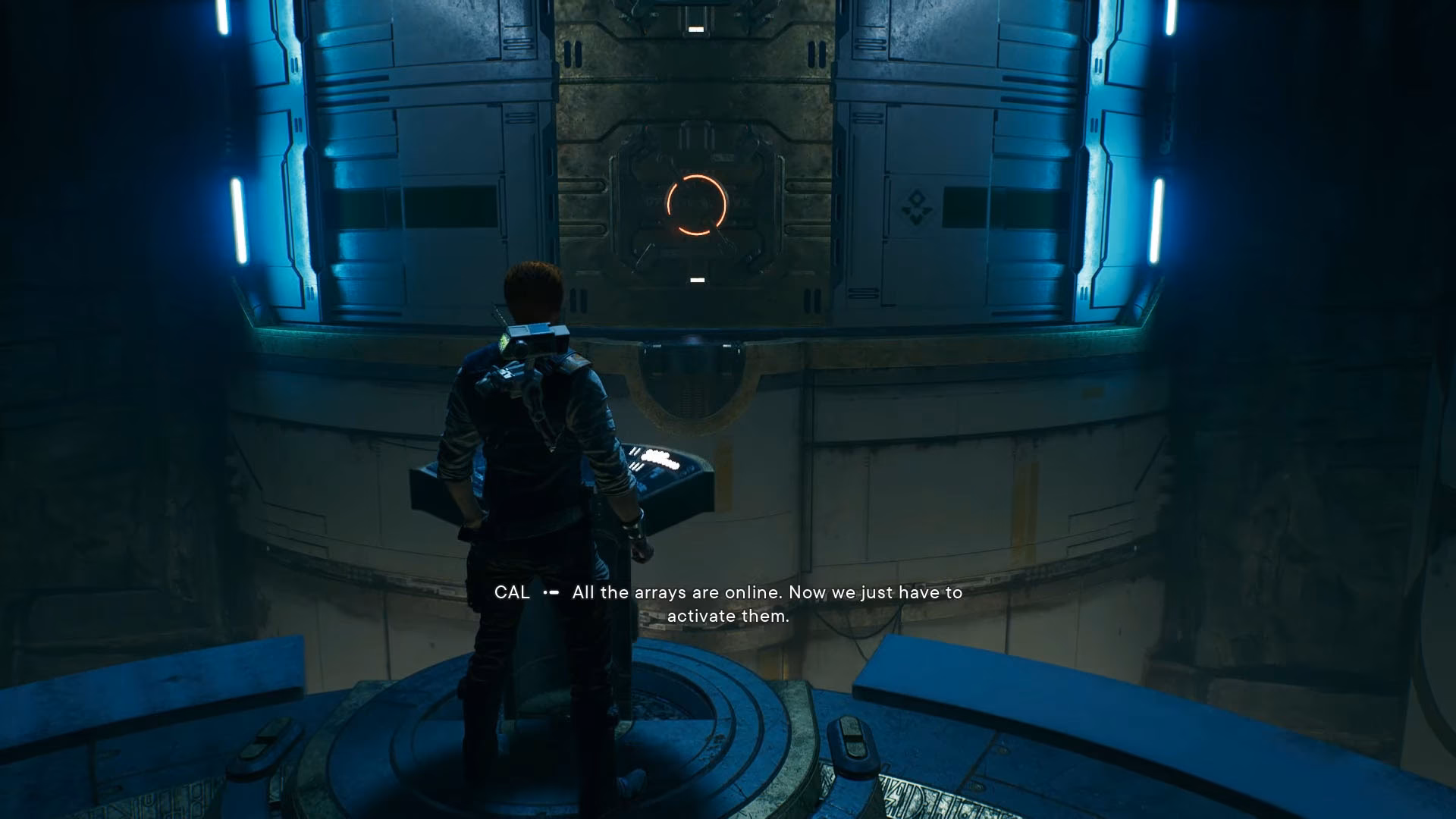 How do I complete the alignment control center puzzle in Jedi survivor?