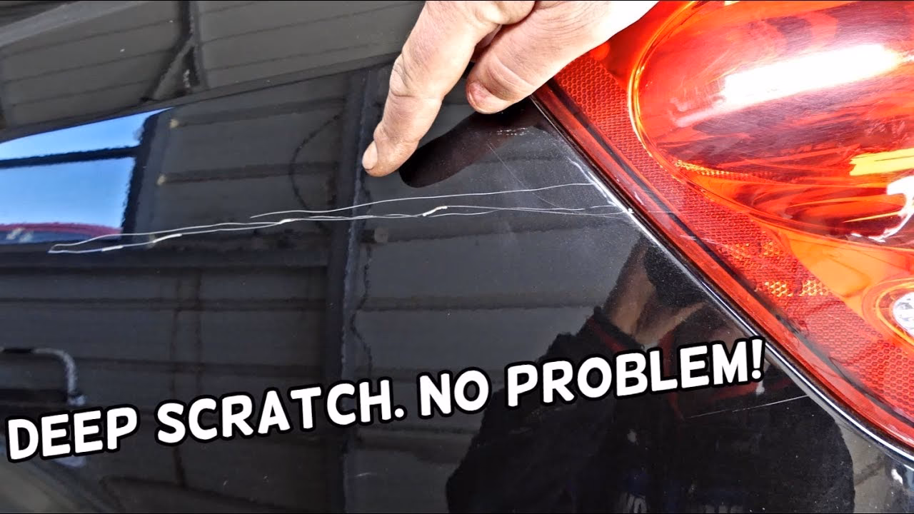 Can you fix a deep scratch on a car?