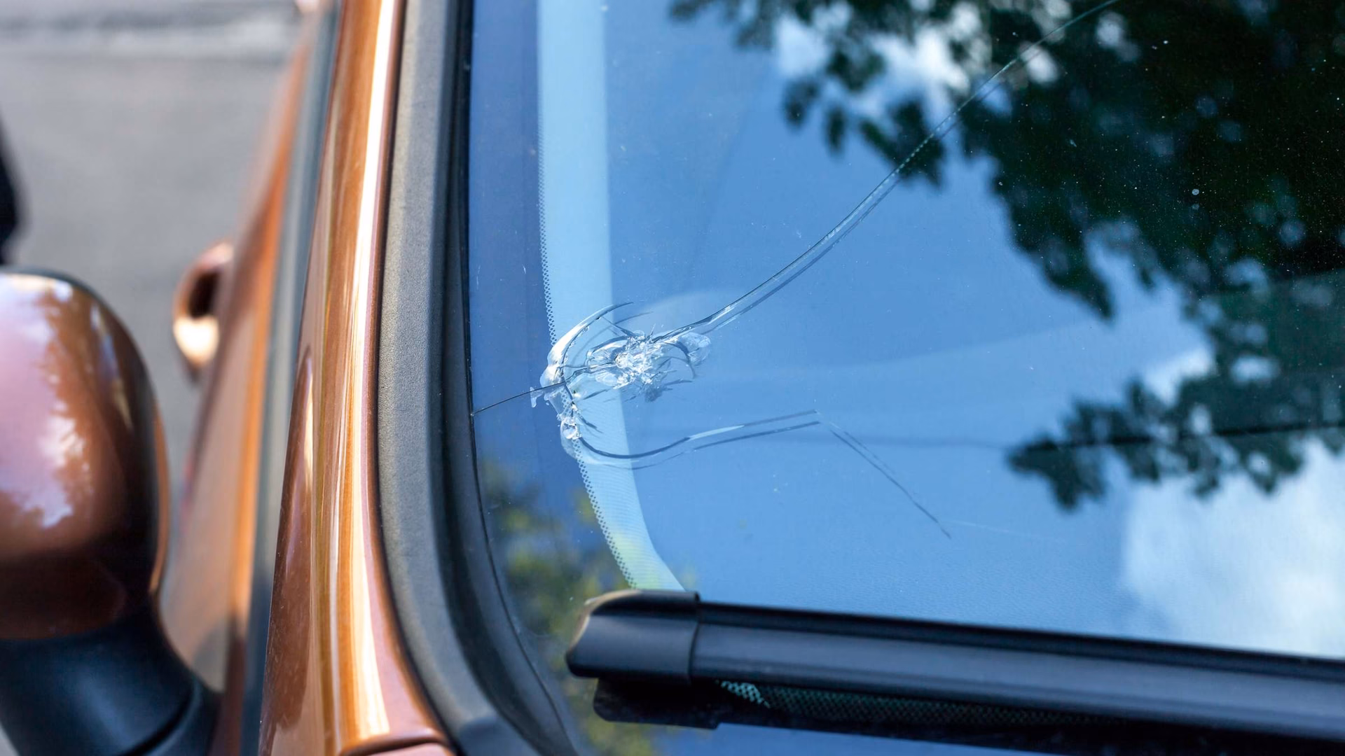 What should I do if my car has a chipped windscreen?