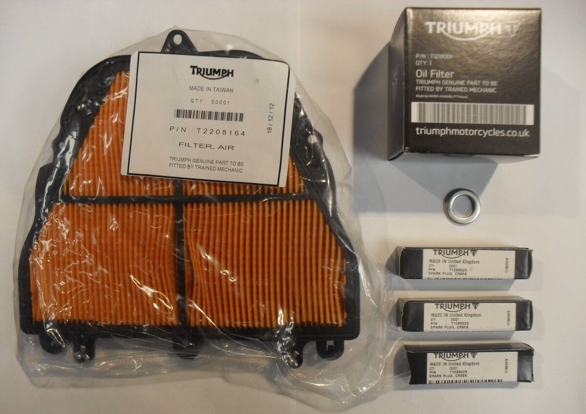 What lubricants does triumph recommend?