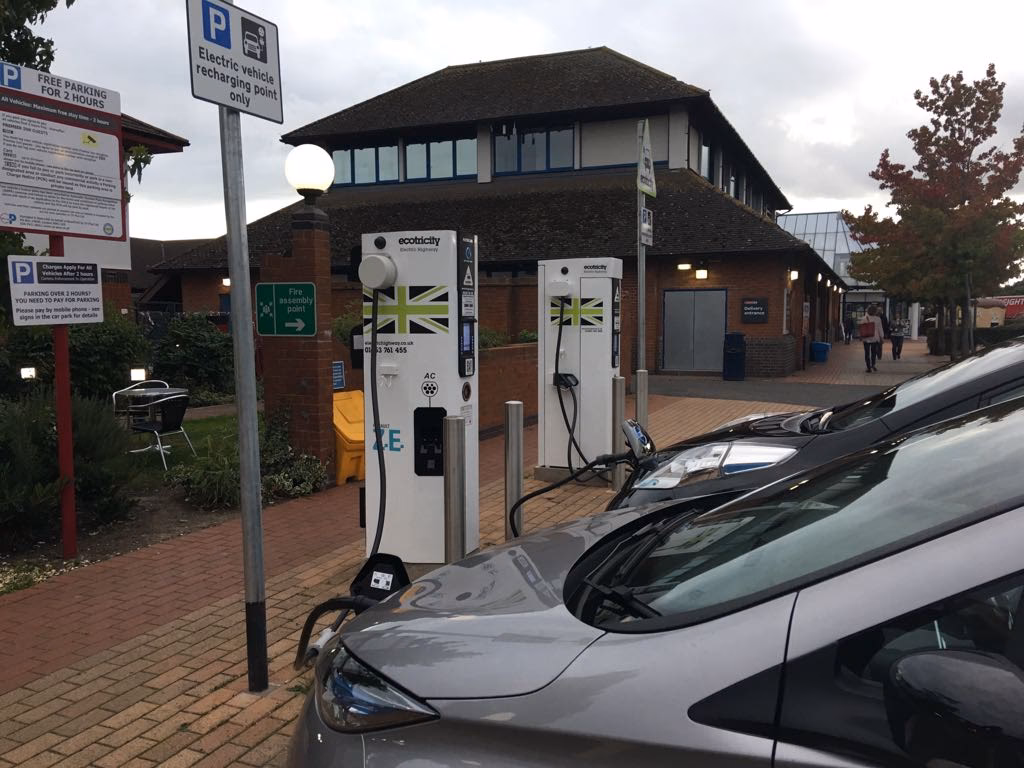 Where is Strensham motorway services located?