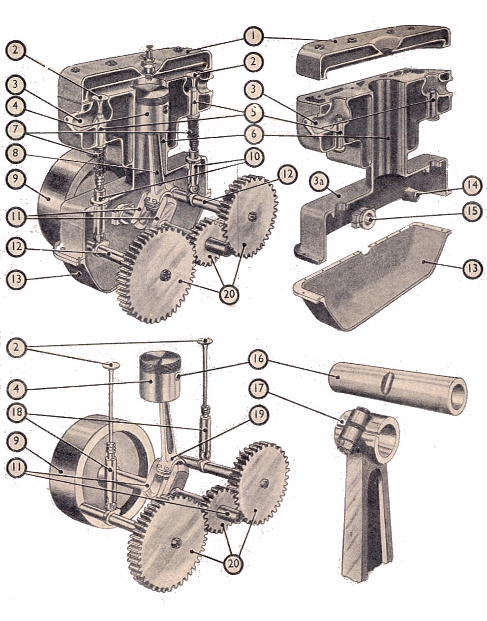 What is dismantle & reassemble a single cylinder engine?