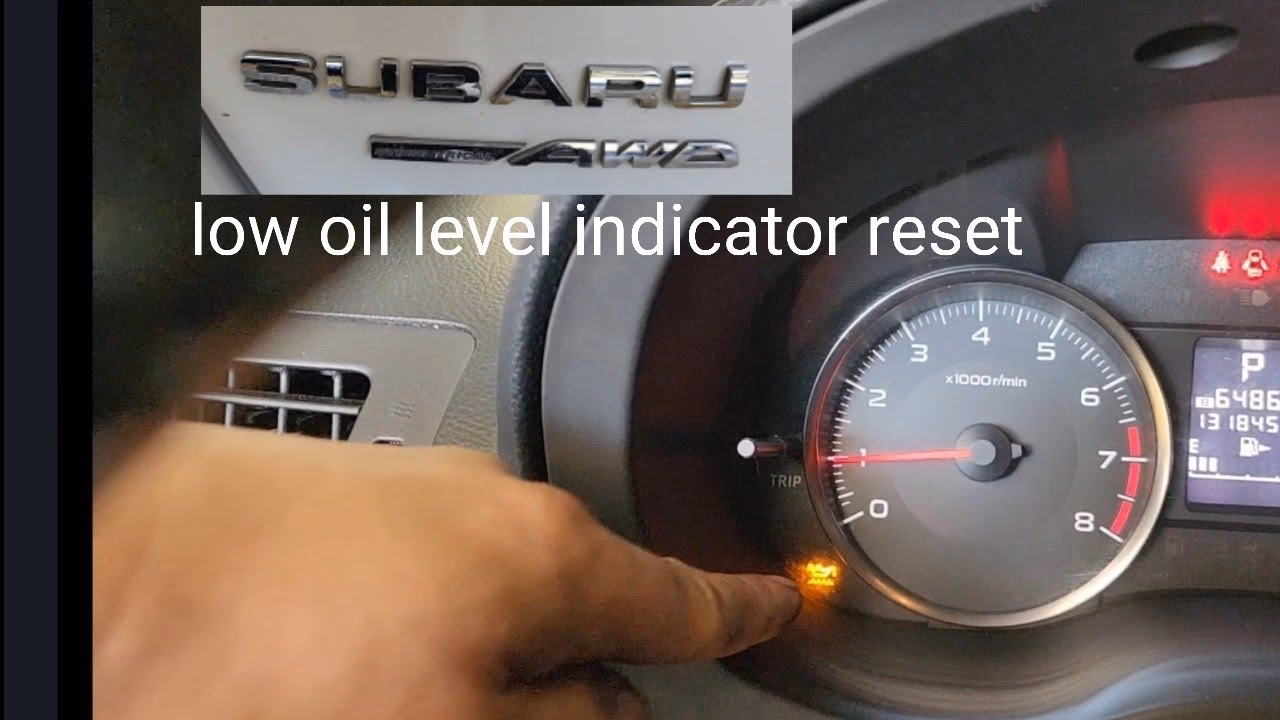 Why does my Subaru have a yellow oil light?