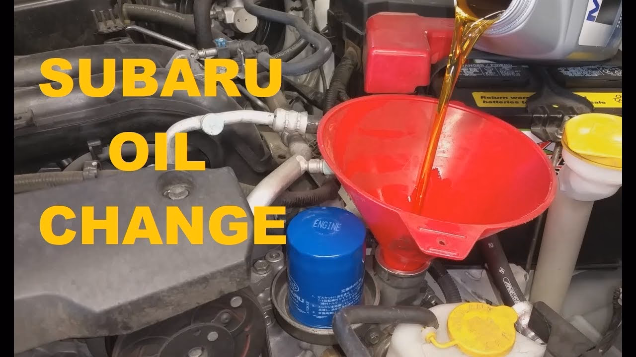 How do I Change my Subaru oil at home?