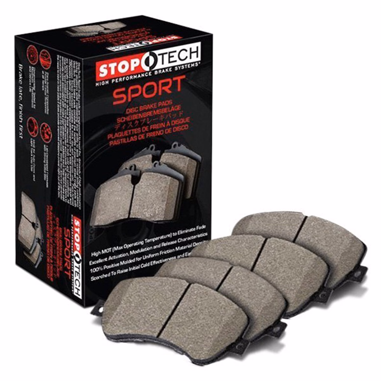 Which Subaru braking pads are suitable for racing?