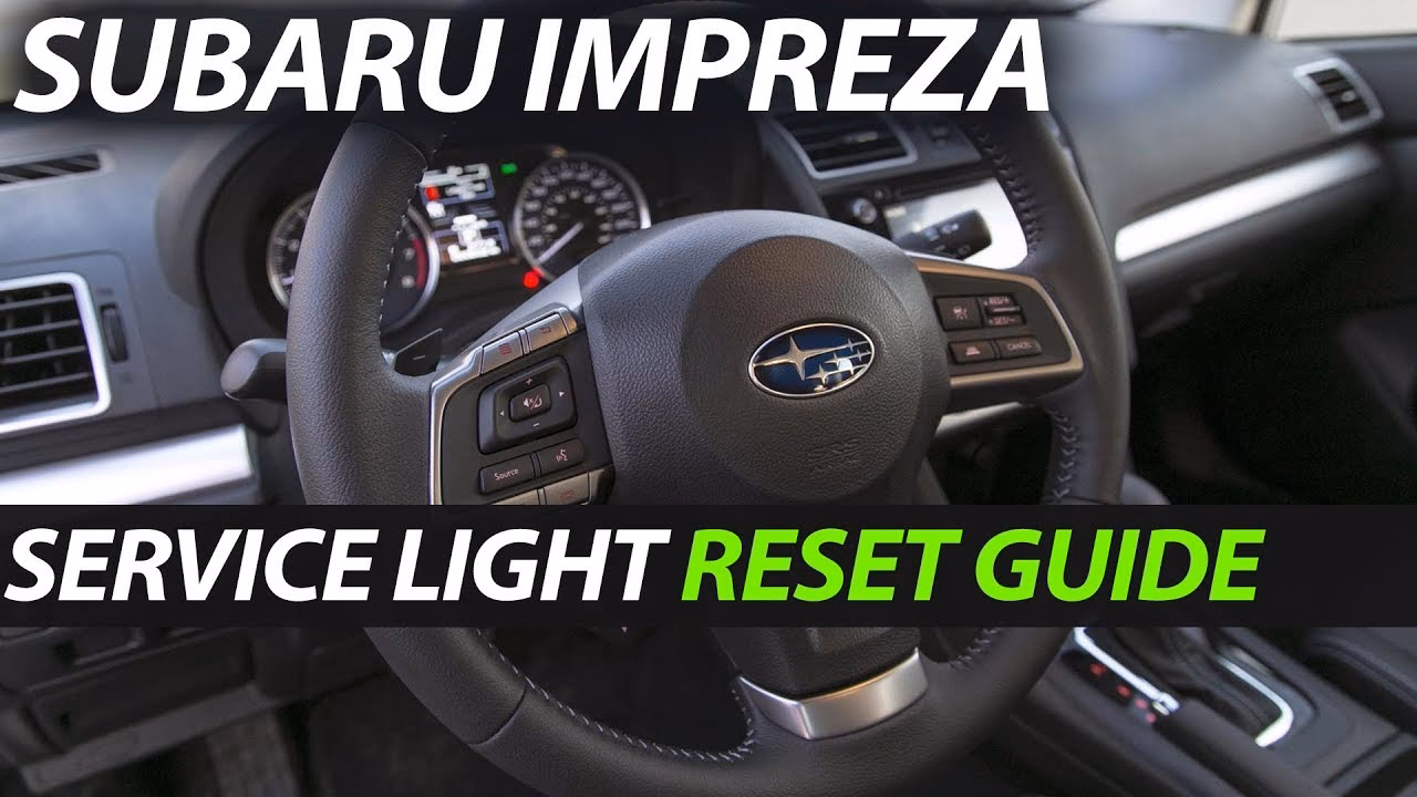 How do I Reset my Subaru Outback maintenance reminder?