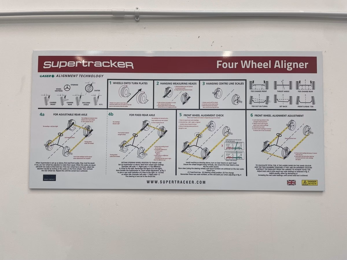 Does SuperTracker offer wheel alignment accessories?