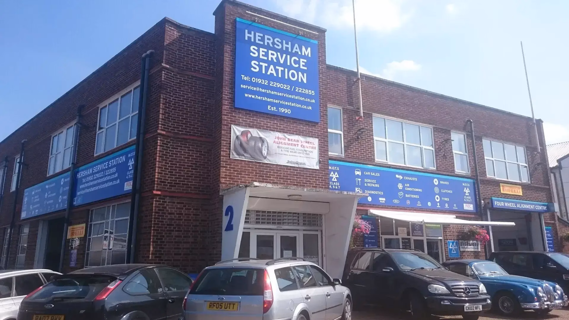 Where is Hersham Surrey?